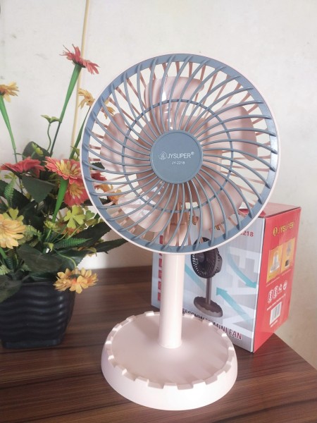 JY Super Rechargeable Fan ( PINK Color )