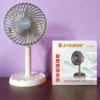 JY Super Rechargeable Fan ( PINK Color )