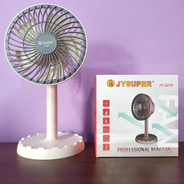 JY Super Rechargeable Fan ( PINK Color )