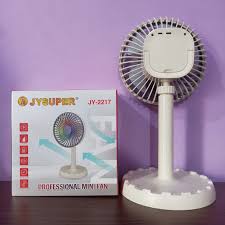 JY Super Rechargeable Fan ( PINK Color )