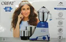 ORPAT Kitchen Platinum 1200W 3 Jars Mixer Grinder and Blender