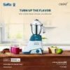 ORPAT Kitchen Platinum 1200W 3 Jars Mixer Grinder and Blender