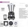BLANDER Orpat 1600W 2-in-1 Jars Heavy Duty Mixer Grinder & Blender