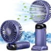 LED Digital Display Rechargeable Portable Fan