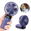 LED Digital Display Rechargeable Portable Fan
