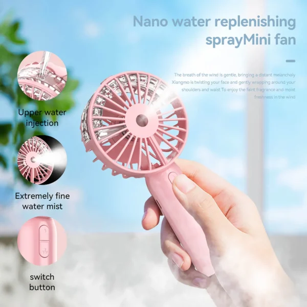 Light weight women Makeup FAN