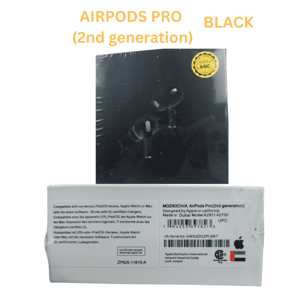 AIRPODS PRO ( 2ND GENERATION ) BLACK