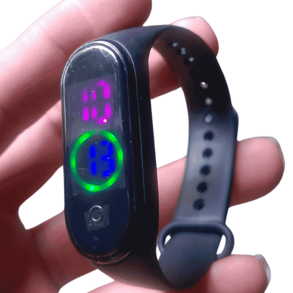 টাচ ডিজিটাল ঘড়ি ( কালো কালার )